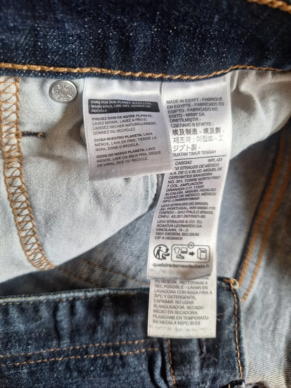 514's Levi's Men's  Straight Dark Blue Jeans